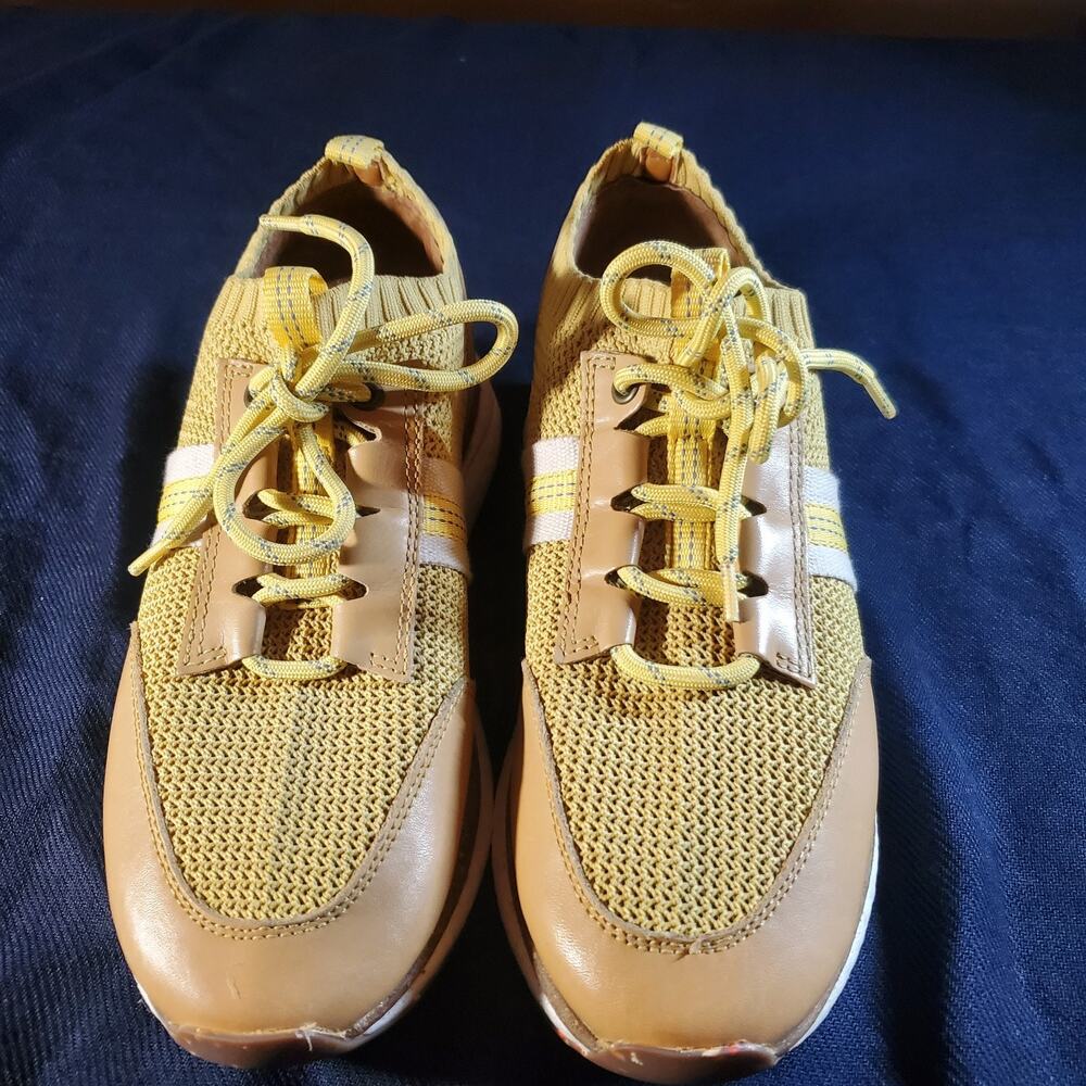 OTOT Women Shoes- Yellow/Cream Size 8